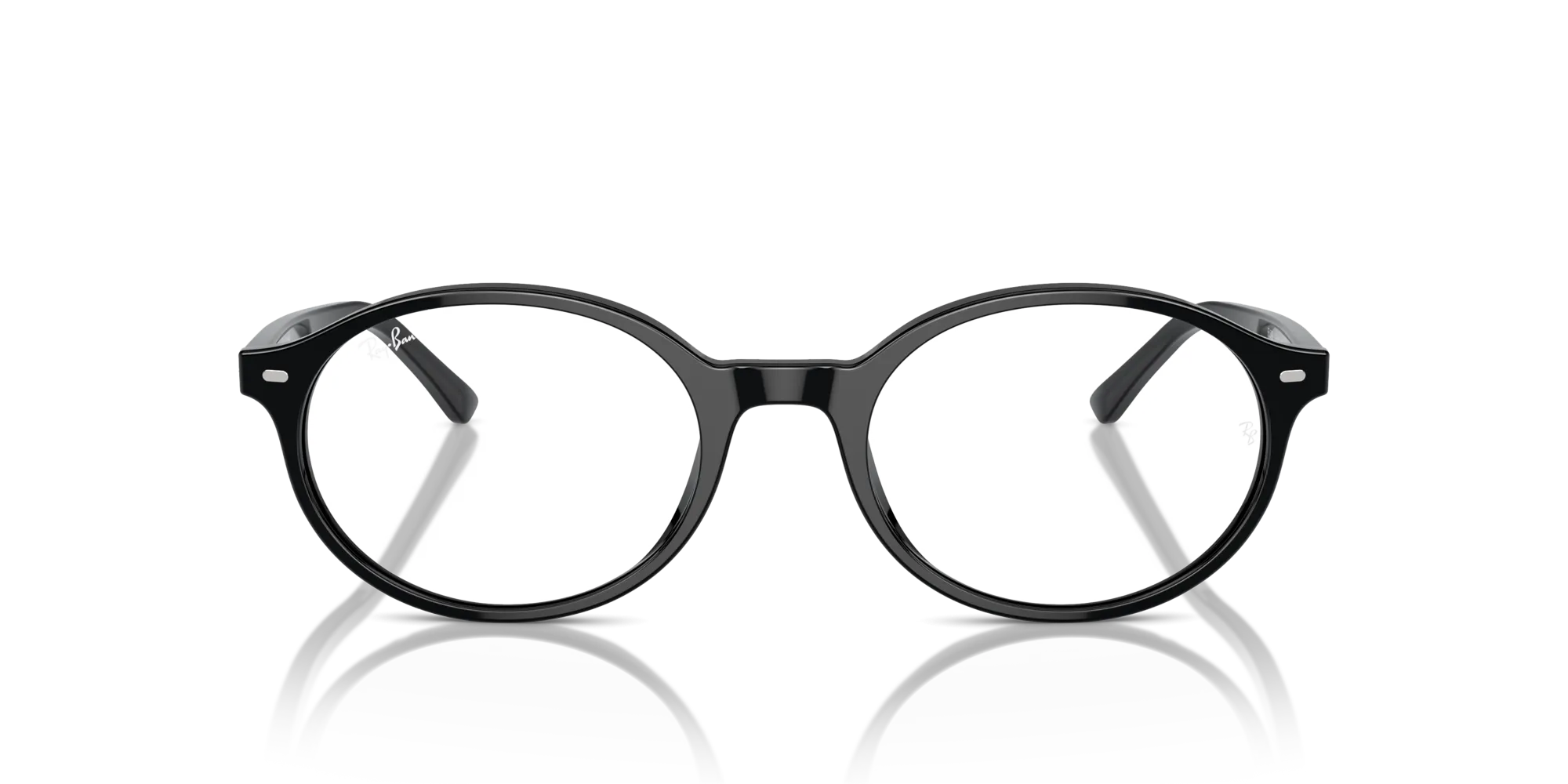 Ray - Ban RX5429 GERMAN 2000 Montature da vista Acetato Nero Trasparente Rotonda Normale - immagine 3