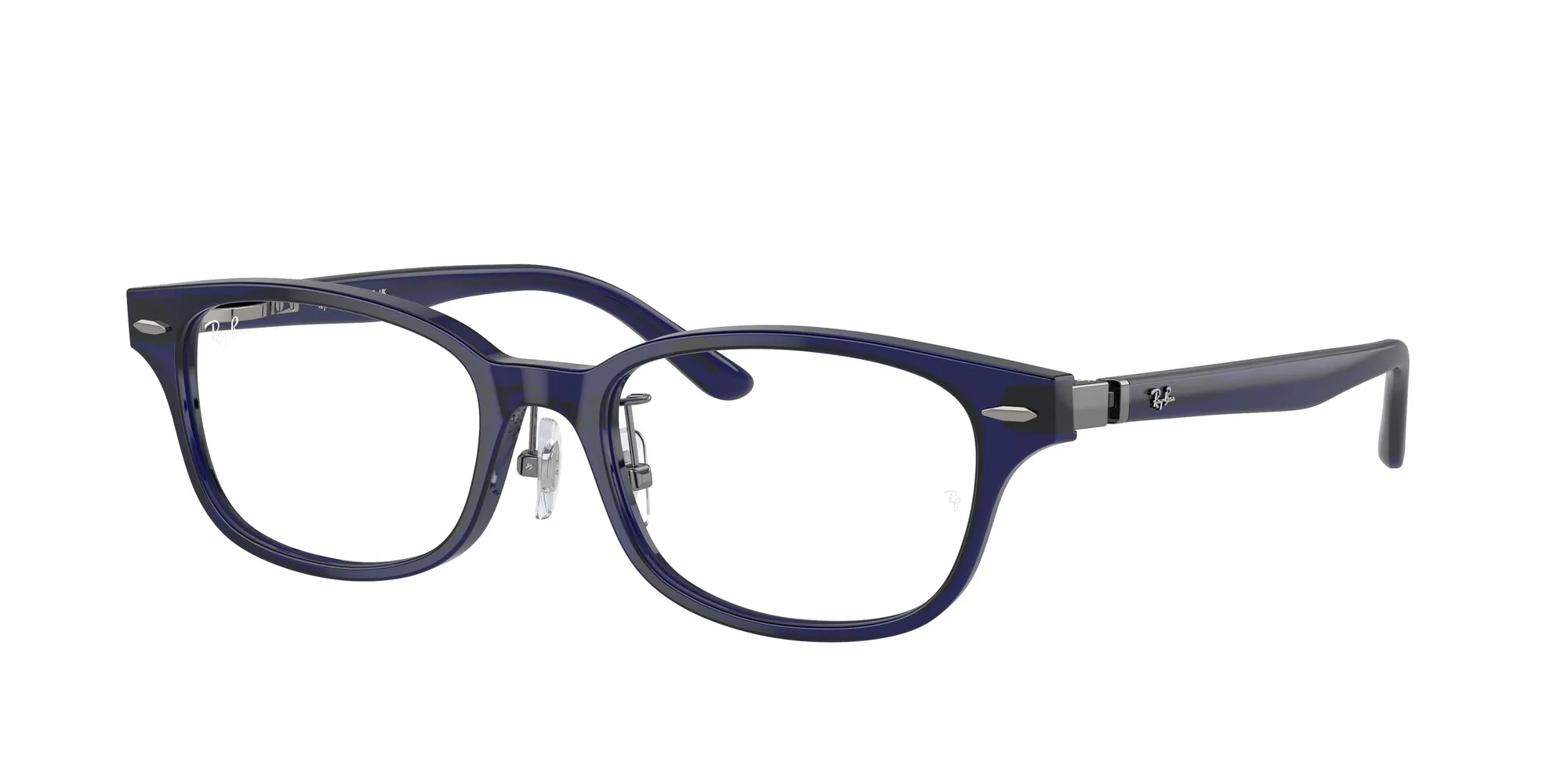 Ray - Ban RX5427D 8288 Montature da vista Acetato Blu Trasparente Pillow Normale - immagine 1