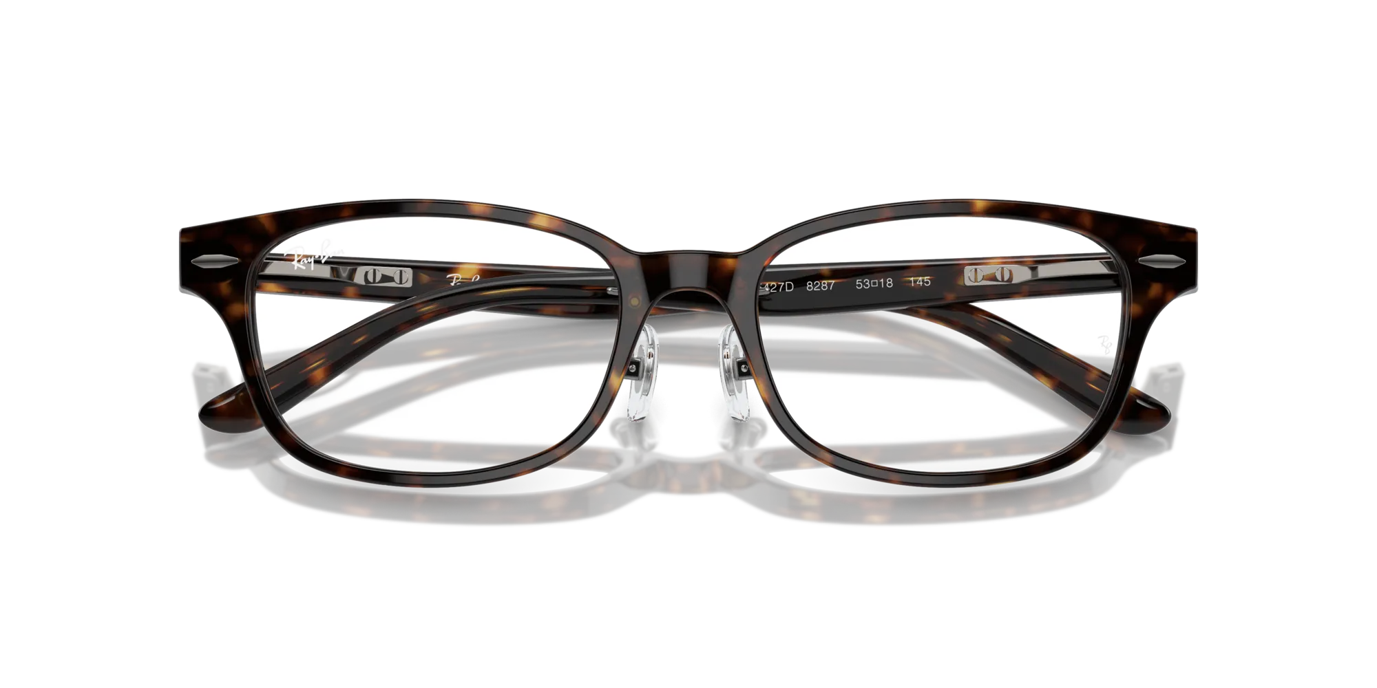 Ray - Ban RX5427D 8287 Montature da vista Acetato Tartaruga Trasparente Pillow Normale - immagine 2