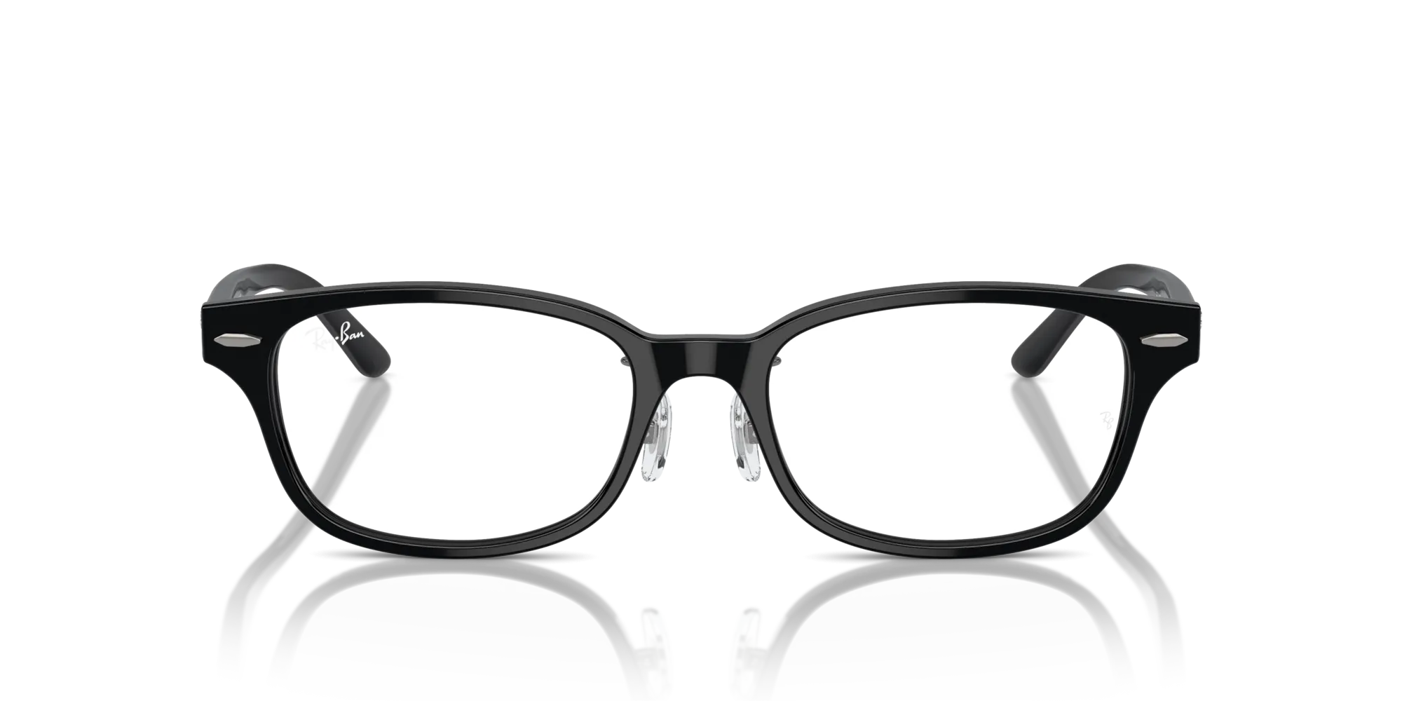 Ray - Ban RX5427D 8286 Montature da vista Acetato Nero Trasparente Pillow Normale - immagine 3