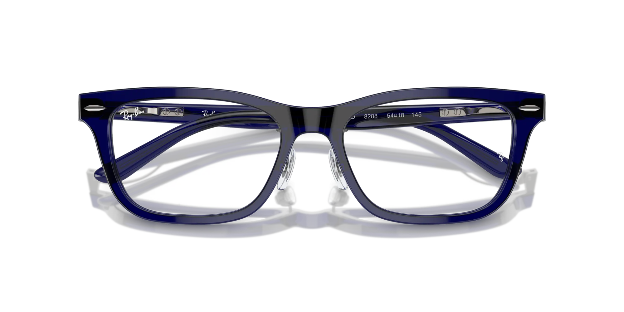 Ray - Ban RX5426D 8288 Montature da vista Acetato Blu Trasparente Pillow Normale - immagine 2