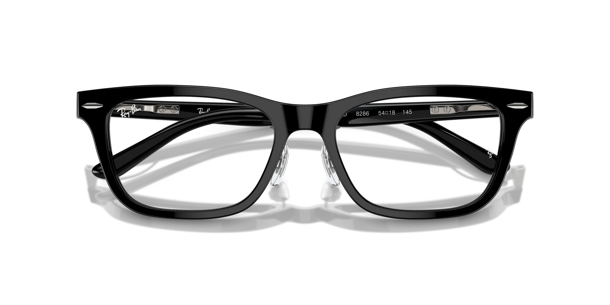 Ray - Ban RX5426D 8286 Montature da vista Acetato Nero Trasparente Pillow Normale - immagine 2