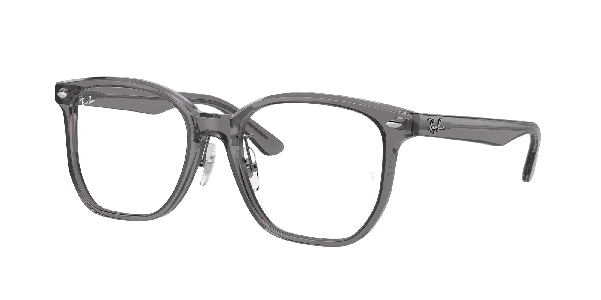 Ray - Ban RX5425D 8268 Montature da vista Acetato Grigio Trasparente Squadrata Normale - immagine 1