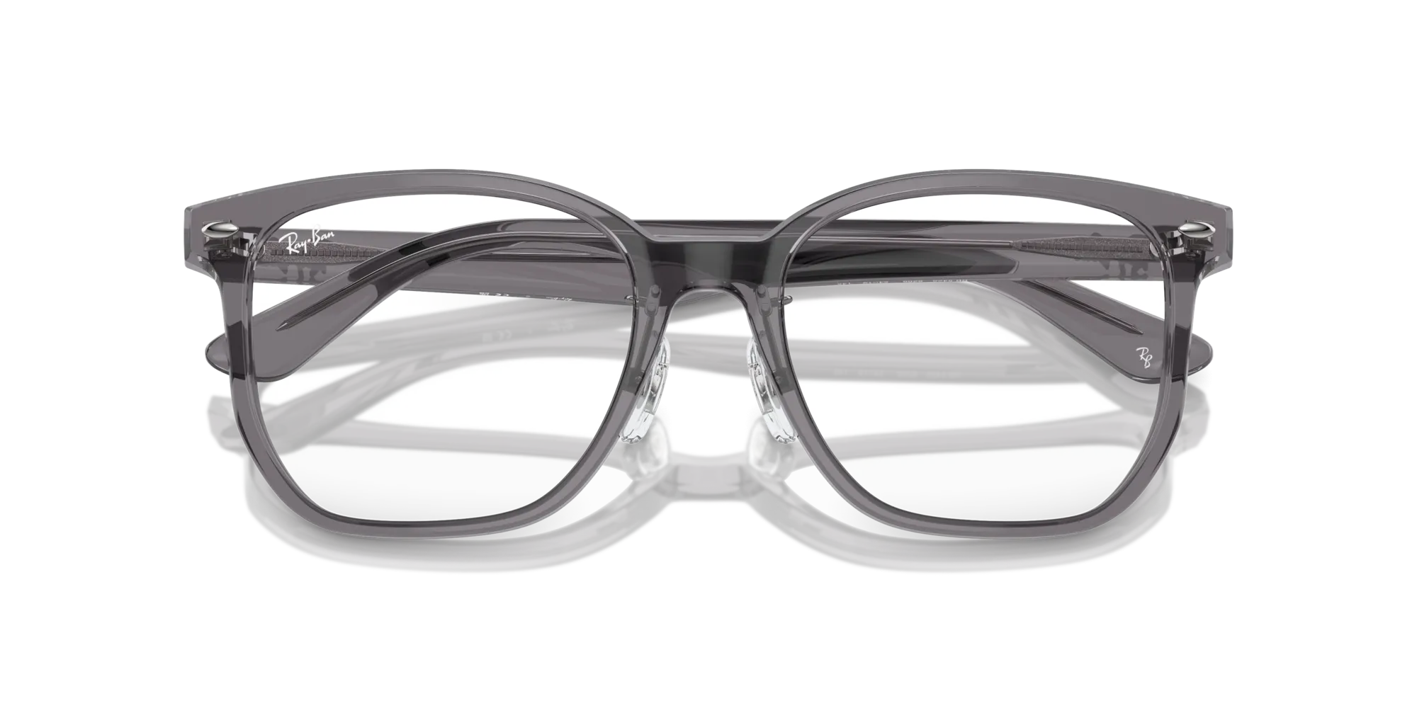 Ray - Ban RX5425D 8268 Montature da vista Acetato Grigio Trasparente Squadrata Normale - immagine 2
