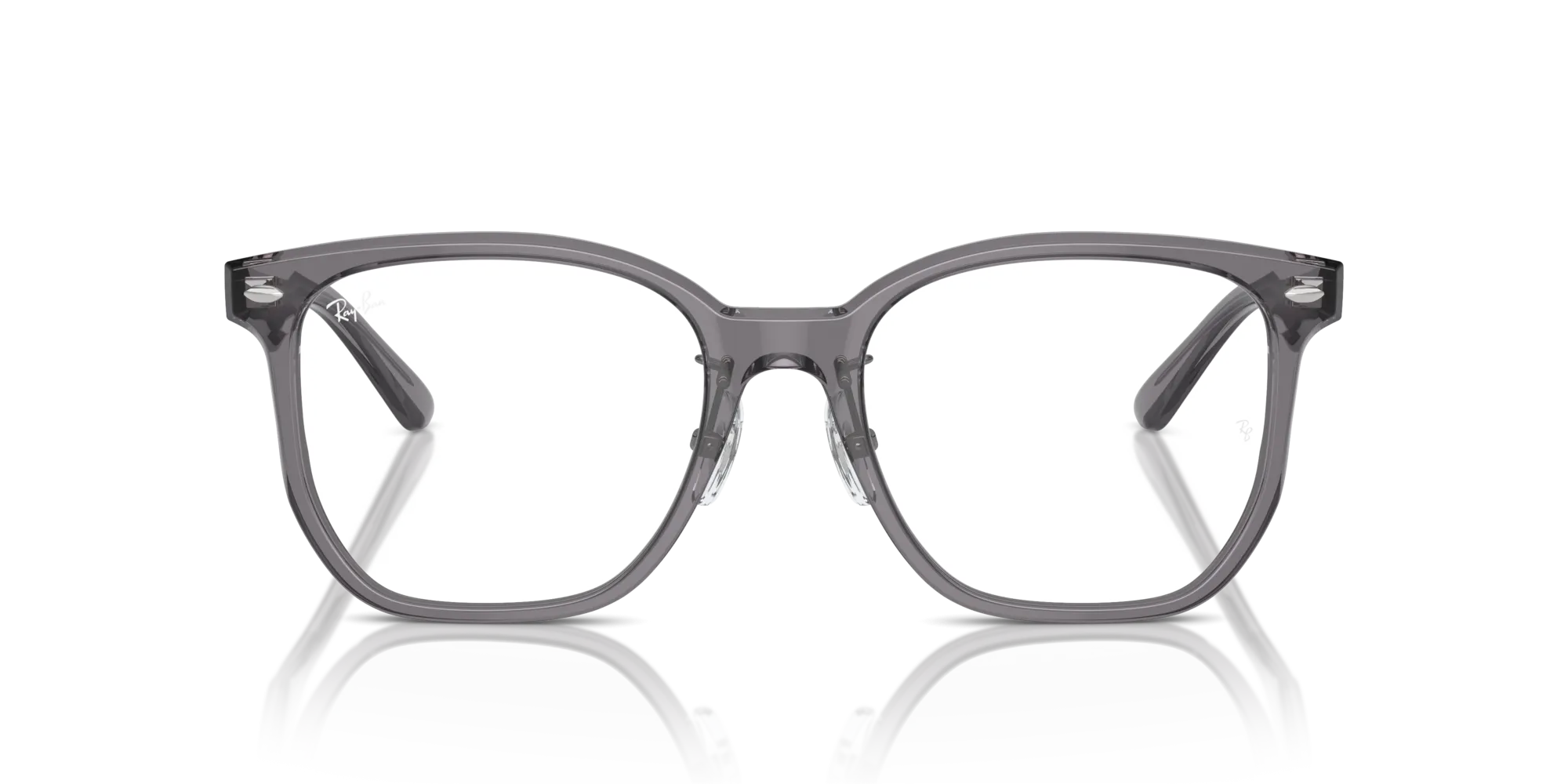Ray - Ban RX5425D 8268 Montature da vista Acetato Grigio Trasparente Squadrata Normale - immagine 3