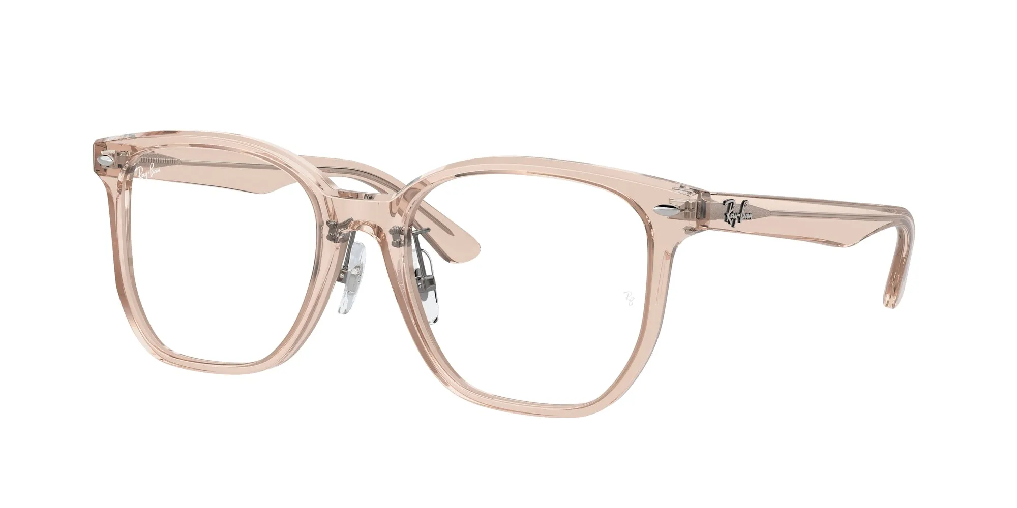 Ray - Ban RX5425D 8267 Montature da vista Acetato Marrone Trasparente Squadrata Normale - immagine 1