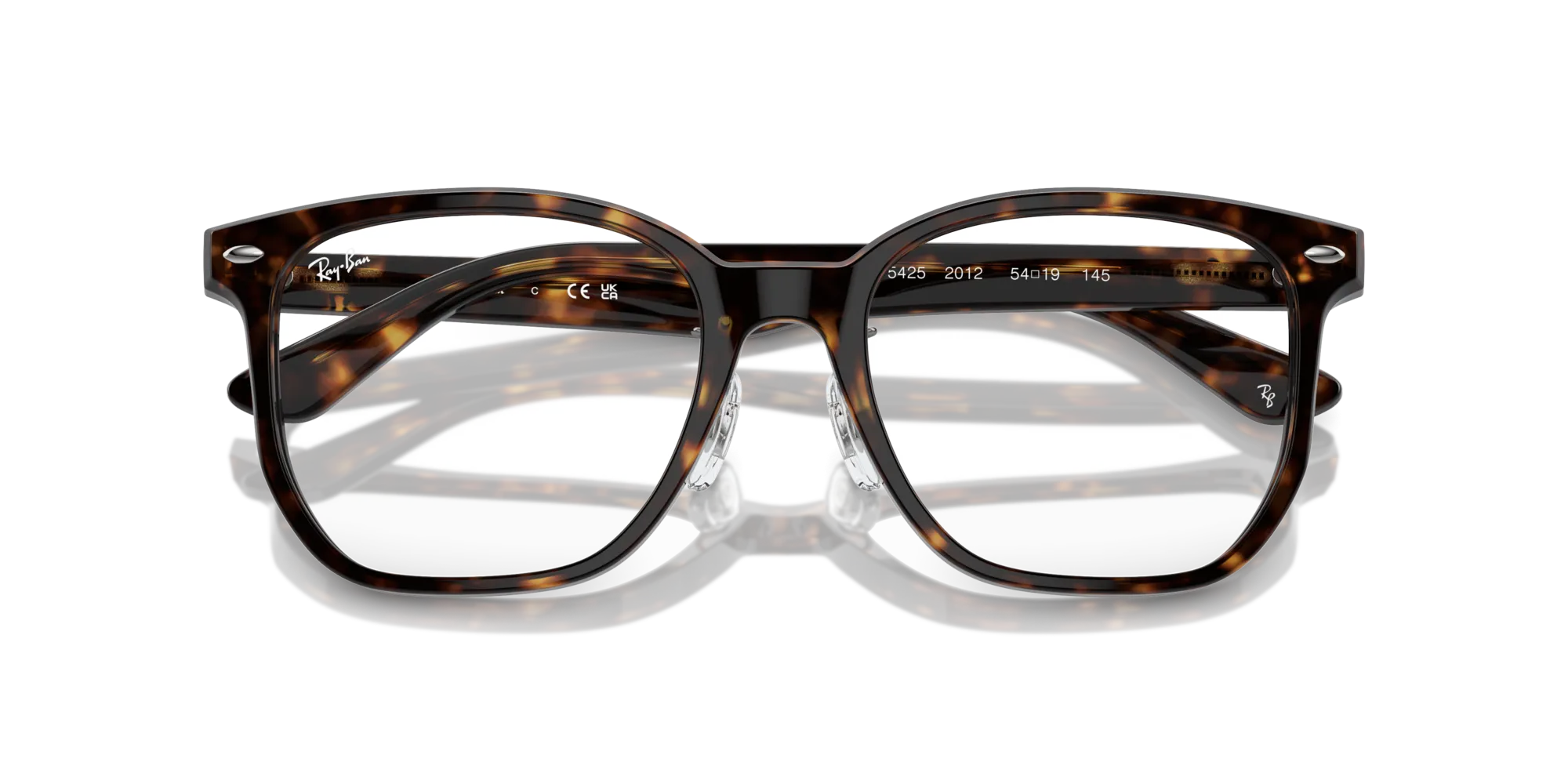 Ray - Ban RX5425D 2012 Montature da vista Acetato Tartaruga Trasparente Squadrata Normale - immagine 2