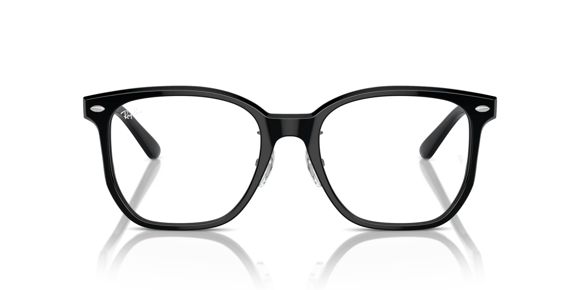 Ray - Ban RX5425D 2000 Montature da vista Acetato Nero Trasparente Squadrata Normale - immagine 3