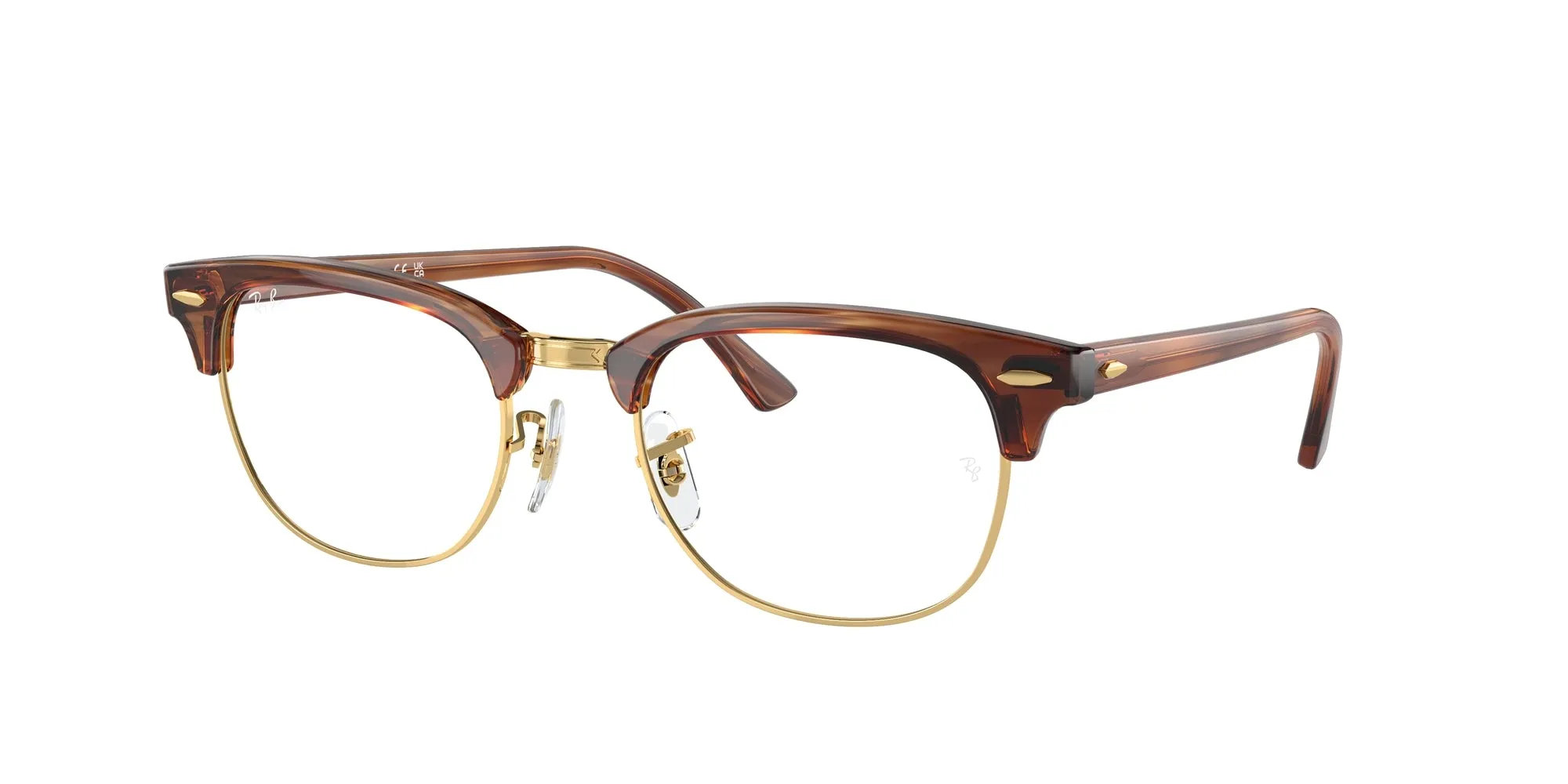 Ray - Ban RX5154 CLUBMASTER 8375 Montature da vista Acetato Tartaruga Trasparente Squadrata Normale - immagine 1