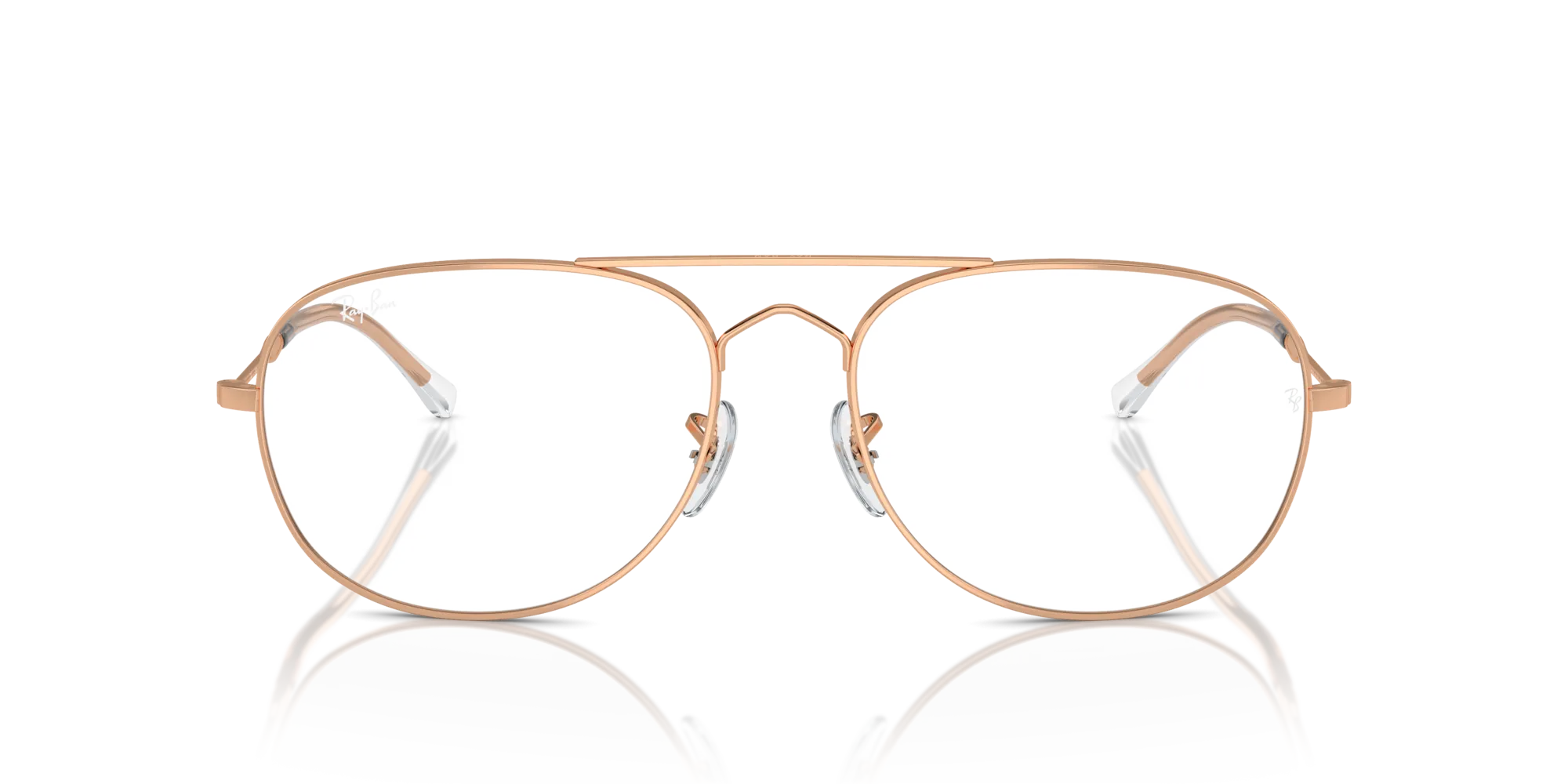Ray - Ban RX3735V BAIN BRIDGE 3094 Montature da vista Metallo Oro Trasparente Pilot Normale - immagine 3