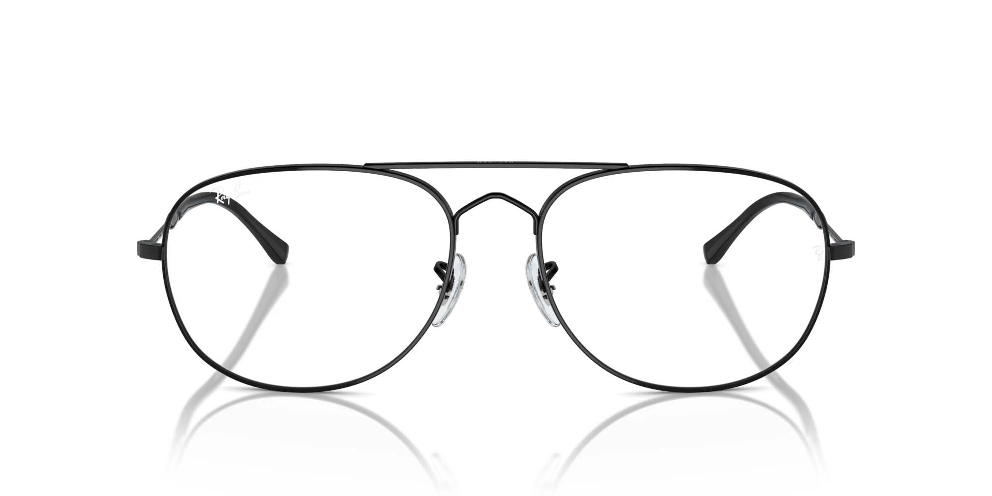 Ray - Ban RX3735V BAIN BRIDGE 2509 Montature da vista Metallo Nero Trasparente Pilot Normale - immagine 3