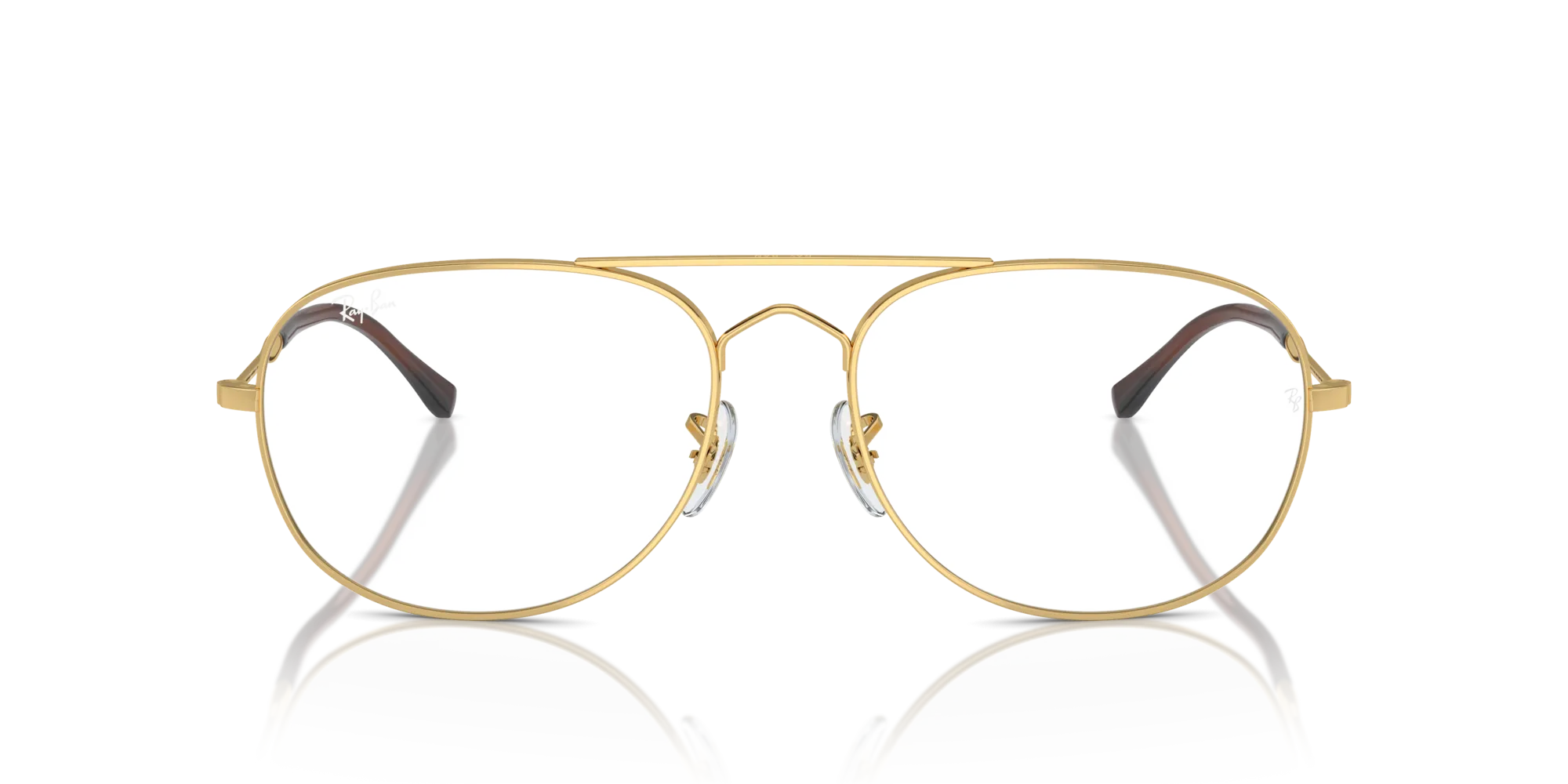 Ray - Ban RX3735V BAIN BRIDGE 2500 Montature da vista Metallo Oro Trasparente Pilot Normale - immagine 3
