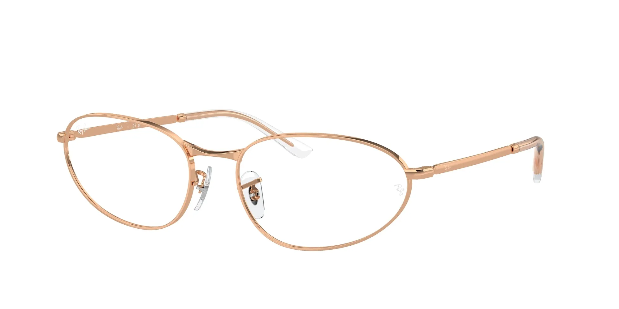 Ray - Ban RX3734V 3094 Montature da vista Metallo Oro Trasparente Geometrica Normale - immagine 1