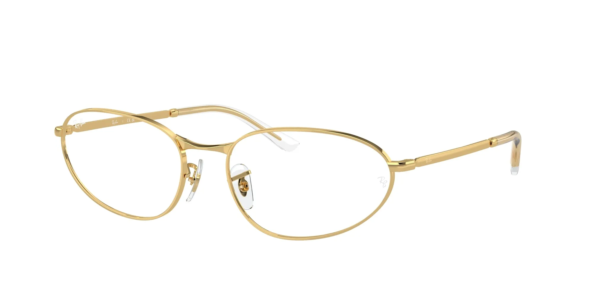 Ray - Ban RX3734V 2500 Montature da vista Metallo Oro Trasparente Geometrica Normale - immagine 1