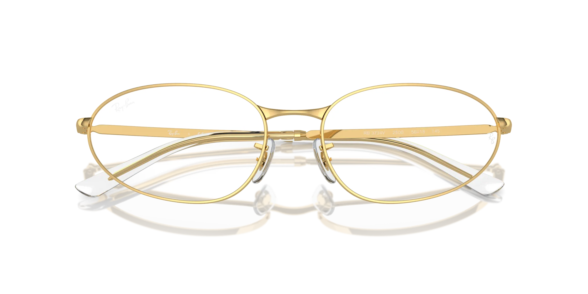 Ray - Ban RX3734V 2500 Montature da vista Metallo Oro Trasparente Geometrica Normale - immagine 2