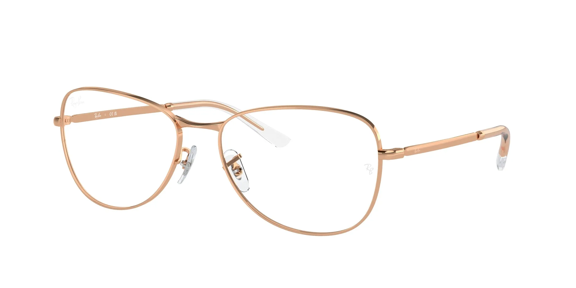 Ray - Ban RX3733V 3094 Montature da vista Metallo Oro Trasparente Pilot Normale - immagine 1