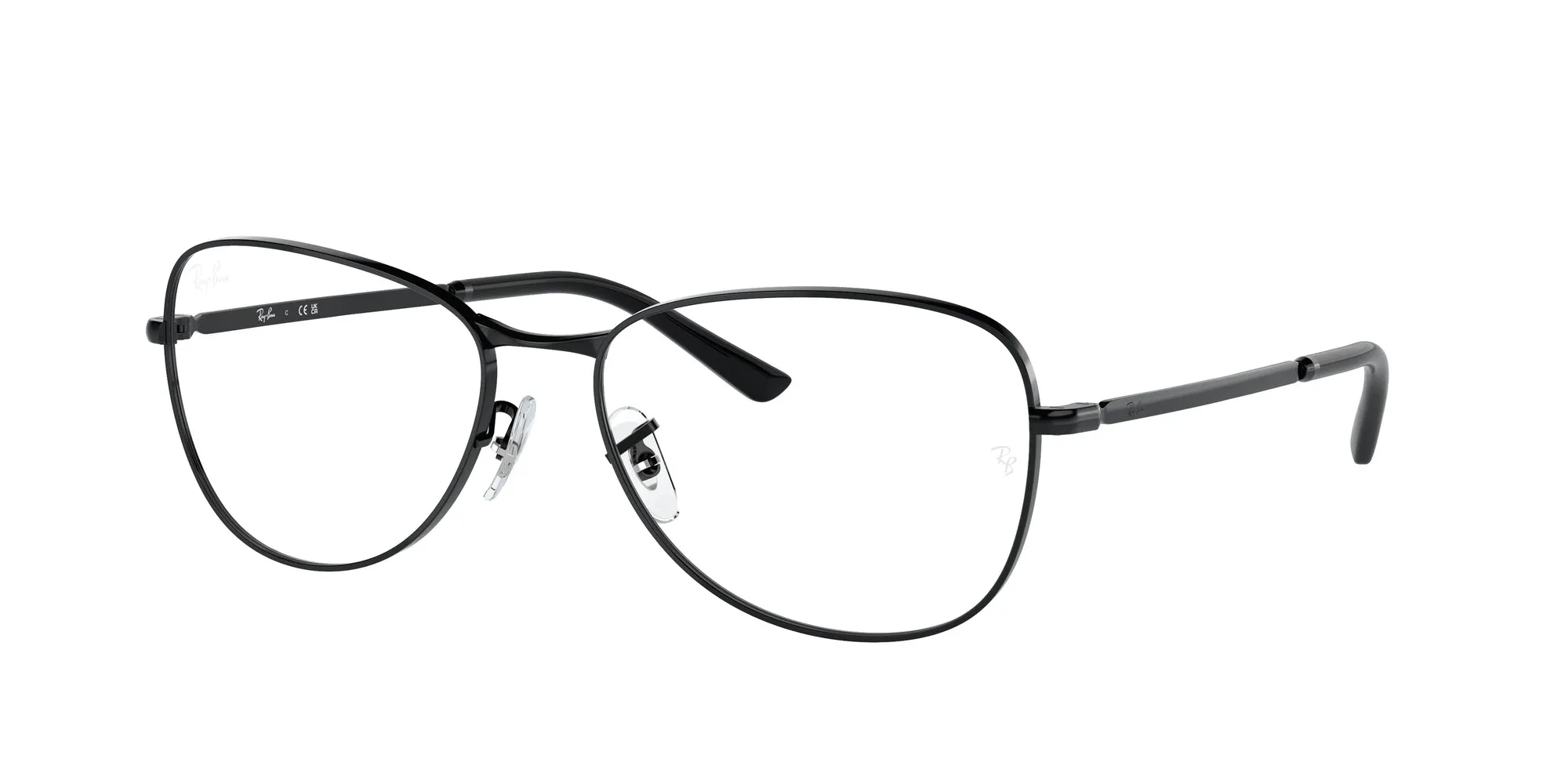 Ray - Ban RX3733V 2509 Montature da vista Metallo Nero Trasparente Pilot Normale - immagine 1