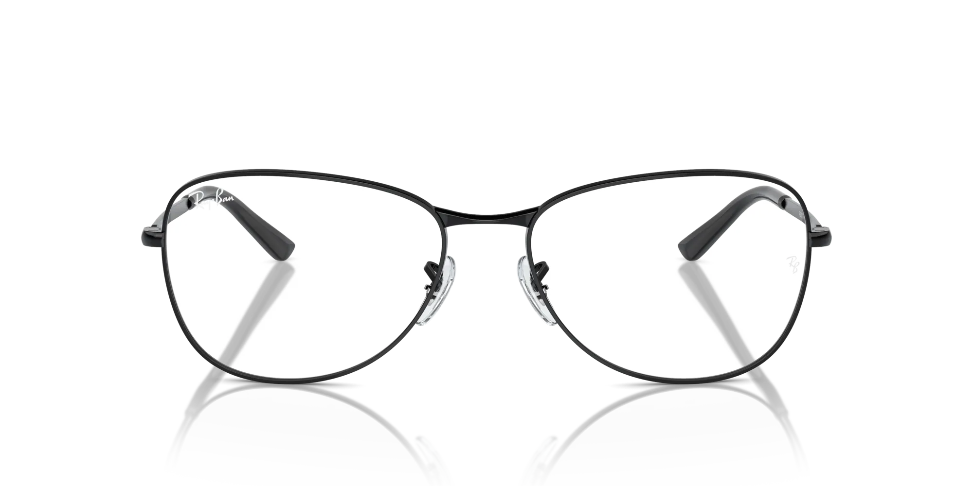 Ray - Ban RX3733V 2509 Montature da vista Metallo Nero Trasparente Pilot Normale - immagine 3