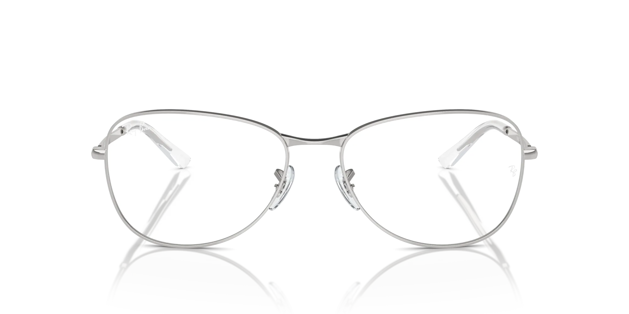 Ray - Ban RX3733V 2501 Montature da vista Metallo Argento Trasparente Pilot Normale - immagine 3