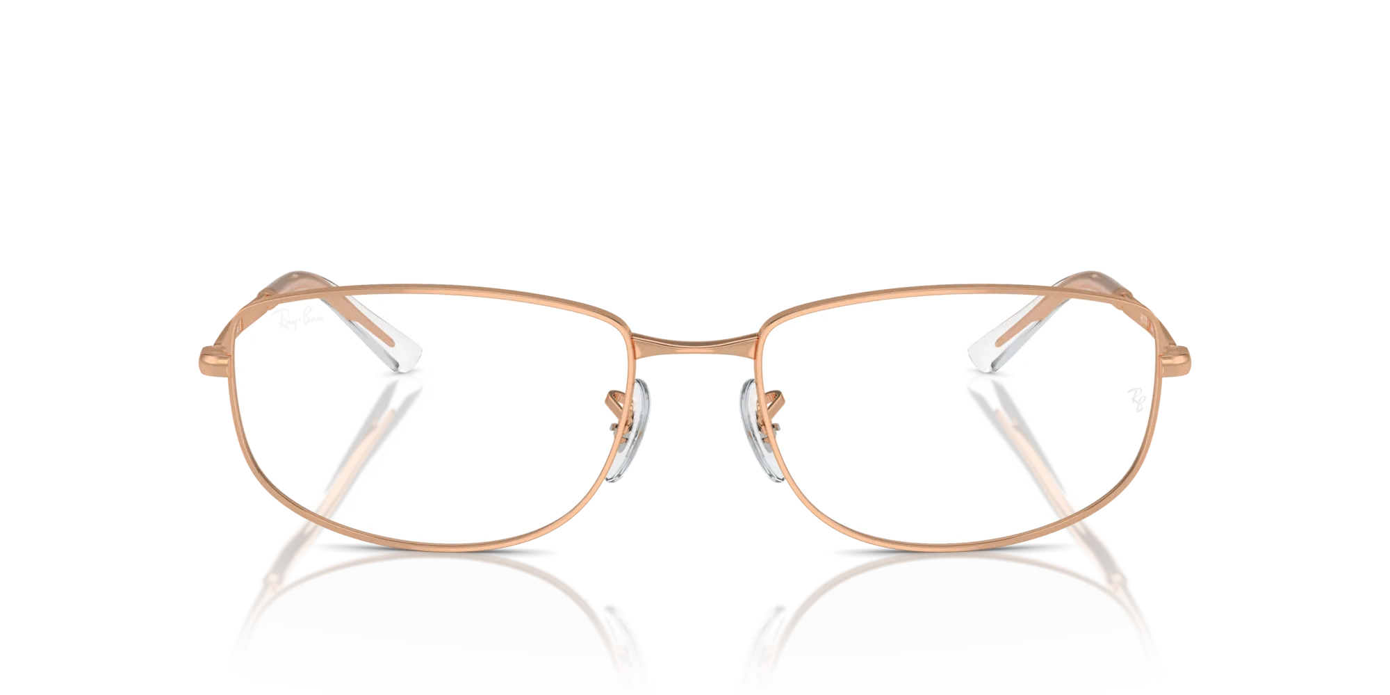 Ray - Ban RX3732V 3094 Montature da vista Metallo Oro Trasparente Geometrica Normale - immagine 3