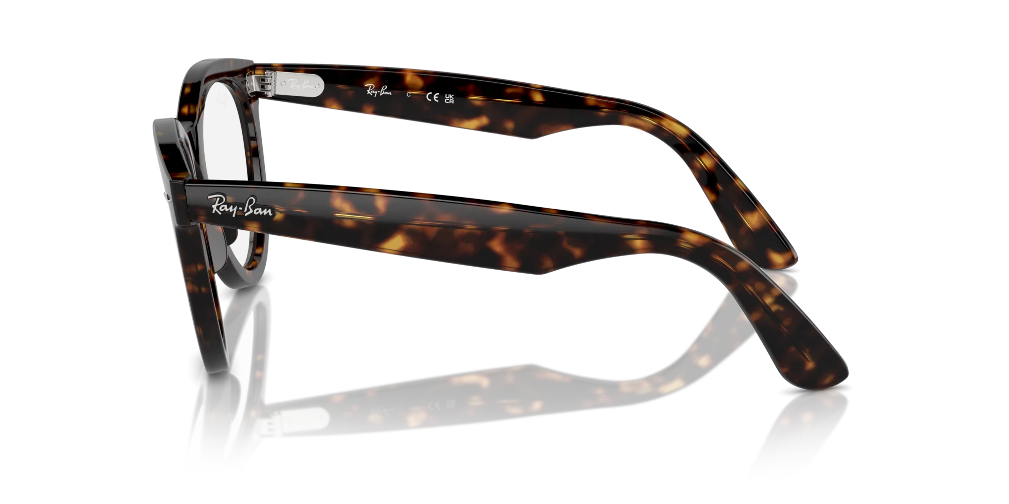 Ray - Ban RX2241V WAYFARER WAY 2012 Montature da vista Acetato Tartaruga Trasparente Rotonda Normale - immagine 4