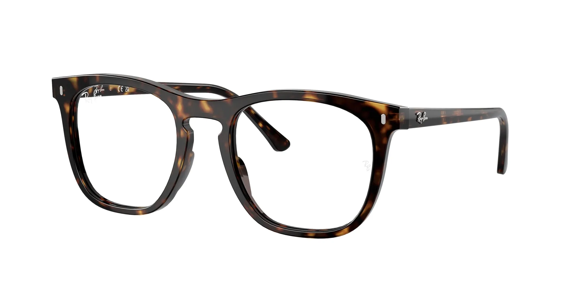 Ray - Ban RX2210V 2012 Montature da vista Acetato Tartaruga Trasparente Squadrata Normale - immagine 1