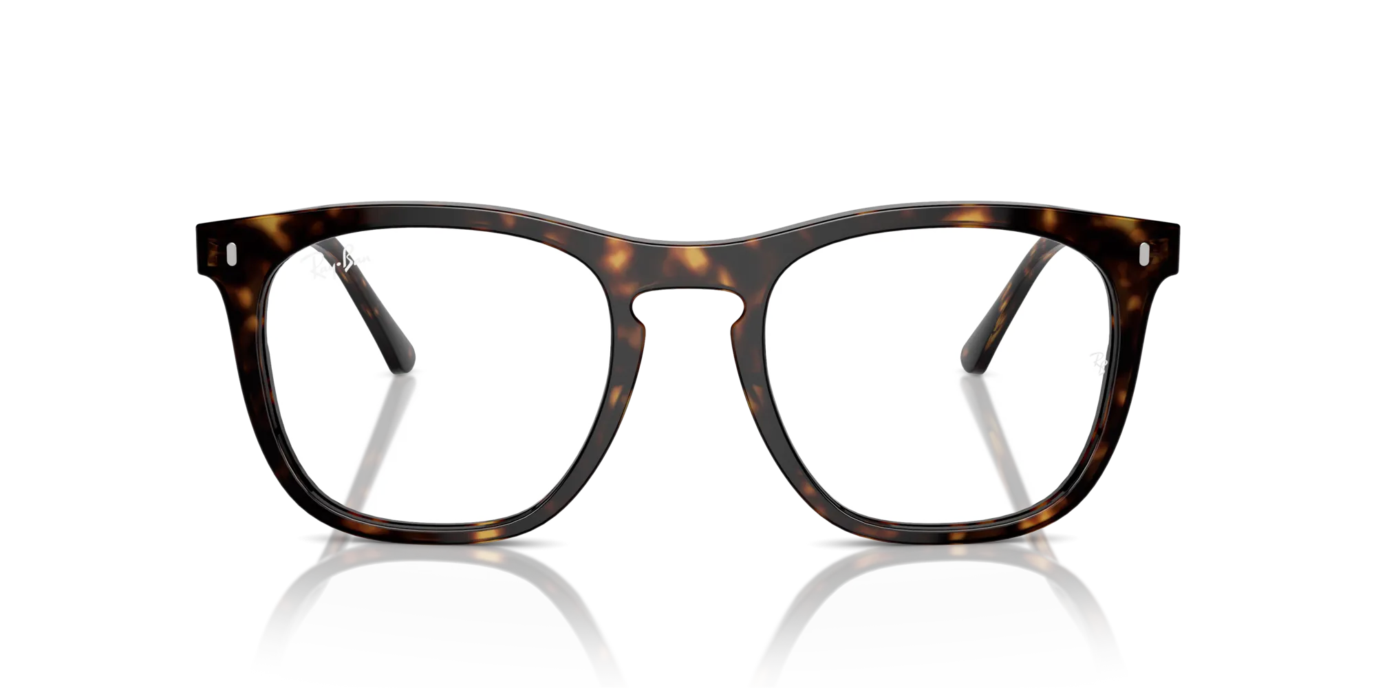 Ray - Ban RX2210V 2012 Montature da vista Acetato Tartaruga Trasparente Squadrata Normale - immagine 3