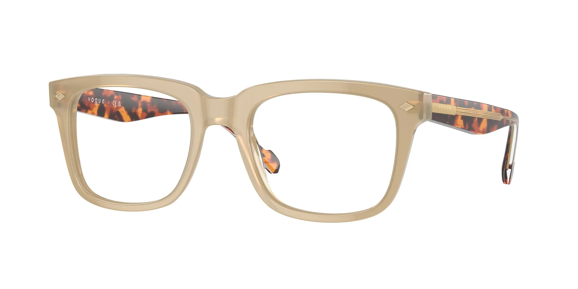 VOGUE EYEWEAR VO5572 W900 Montature da vista Acetato Marrone Pillow Normale - immagine 1