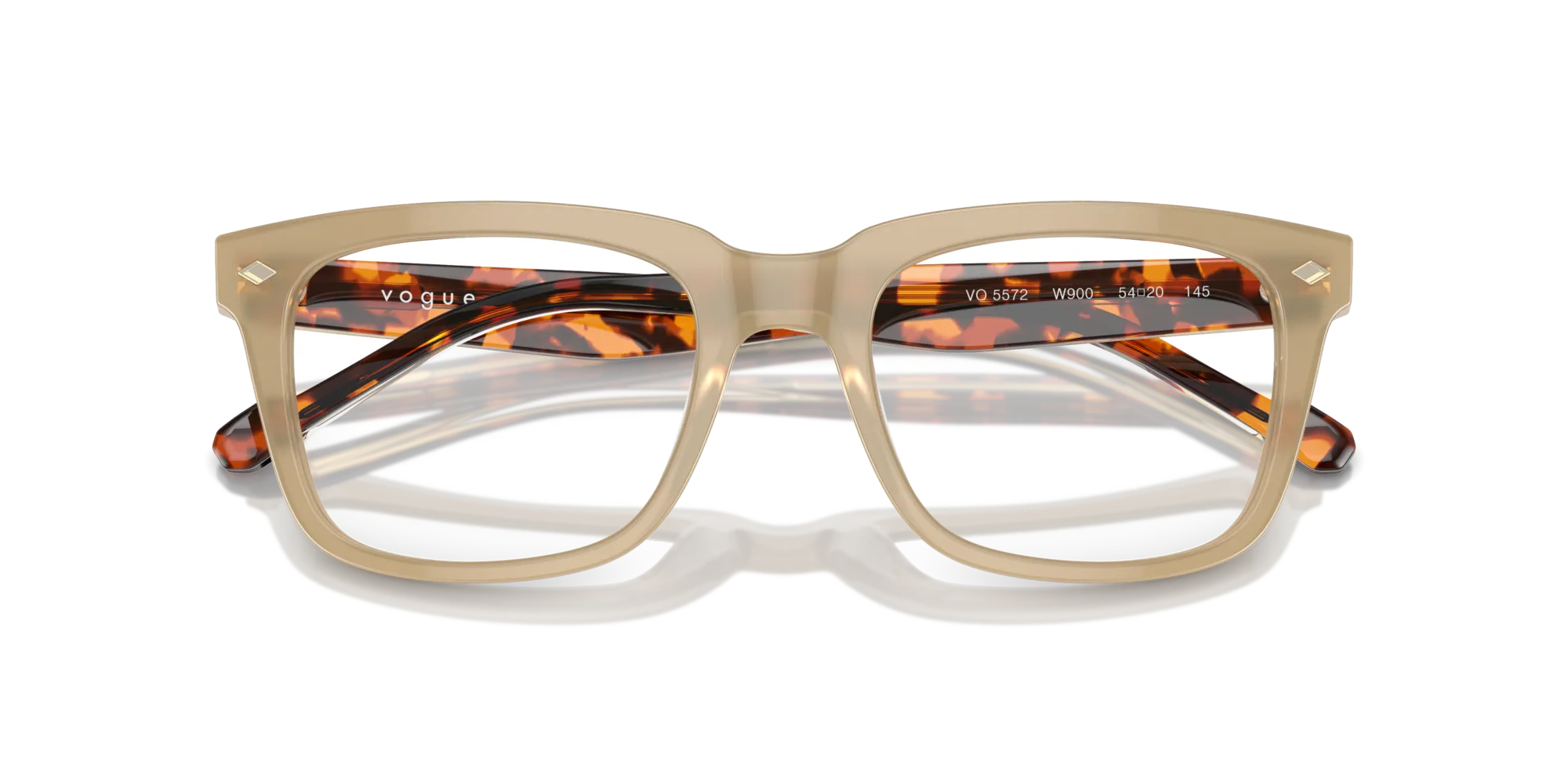 VOGUE EYEWEAR VO5572 W900 Montature da vista Acetato Marrone Pillow Normale - immagine 2