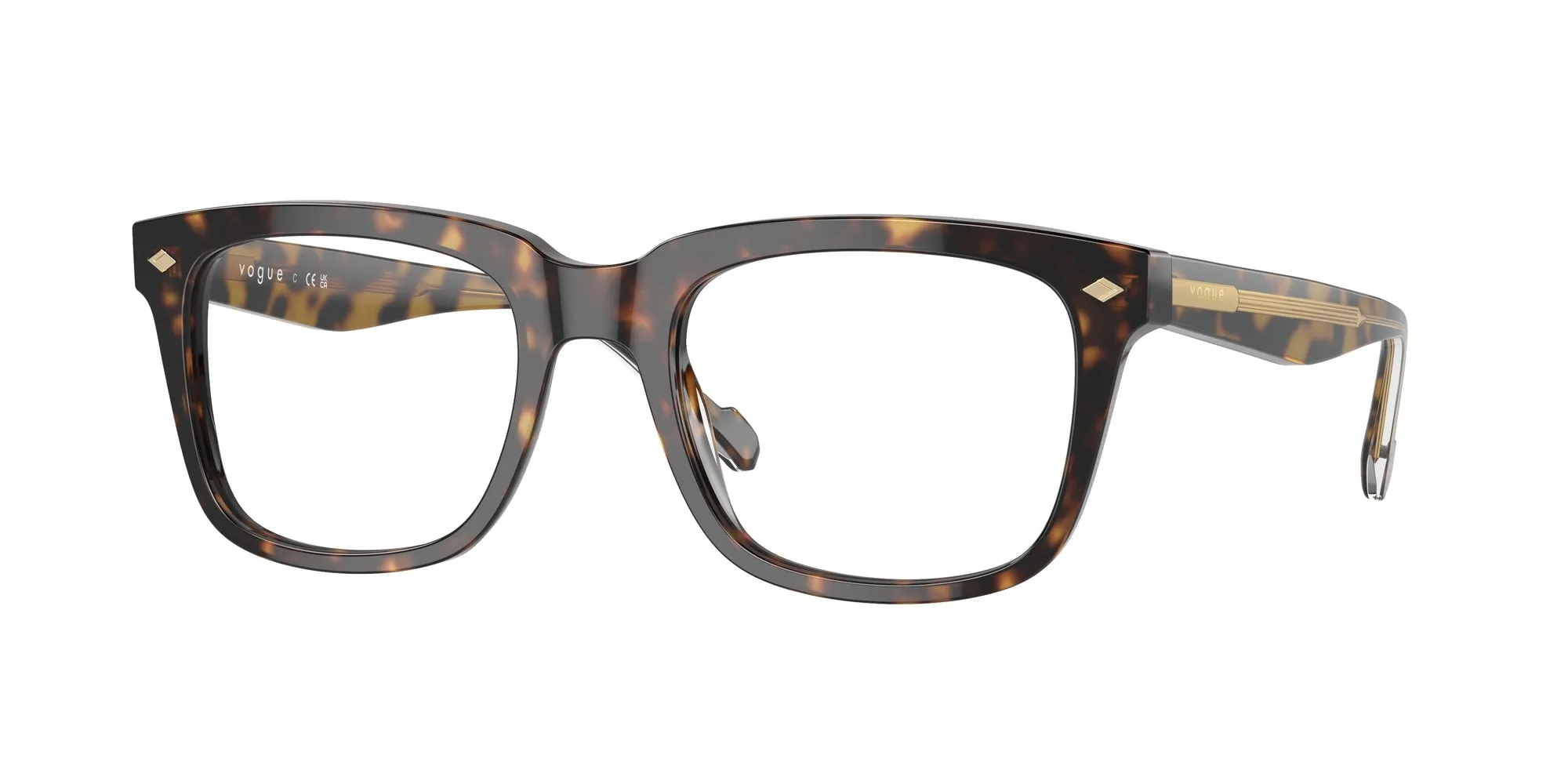 VOGUE EYEWEAR VO5572 W656 Montature da vista Acetato Marrone Pillow Normale - immagine 1