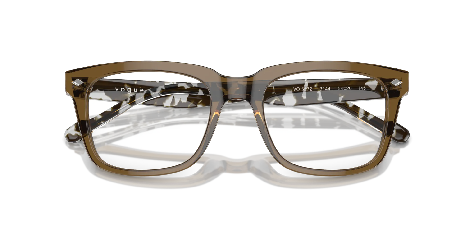 VOGUE EYEWEAR VO5572 3144 Montature da vista Acetato Verde Pillow Normale - immagine 2