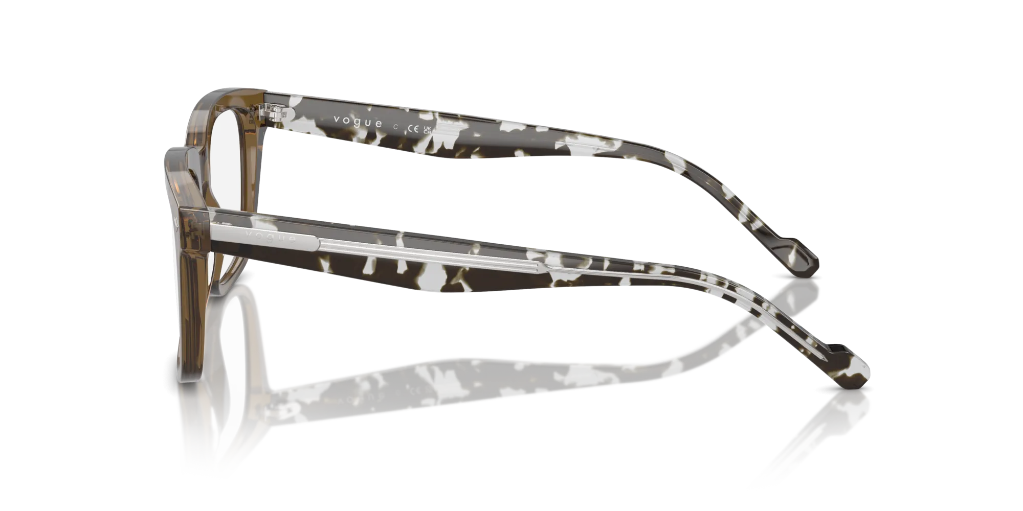 VOGUE EYEWEAR VO5572 3144 Montature da vista Acetato Verde Pillow Normale - immagine 4