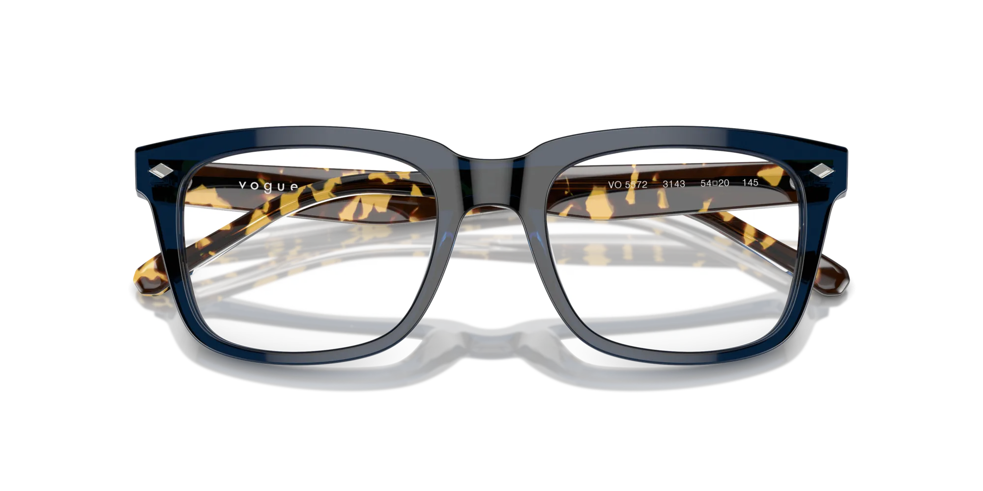 VOGUE EYEWEAR VO5572 3143 Montature da vista Acetato Blu Pillow Normale - immagine 2