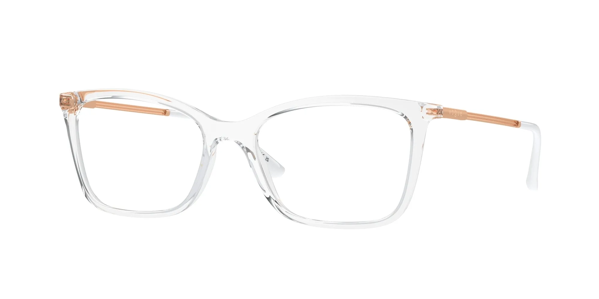 VOGUE EYEWEAR VO5563 W745 Montature da vista Nylon Trasparente Farfalla Normale - immagine 1