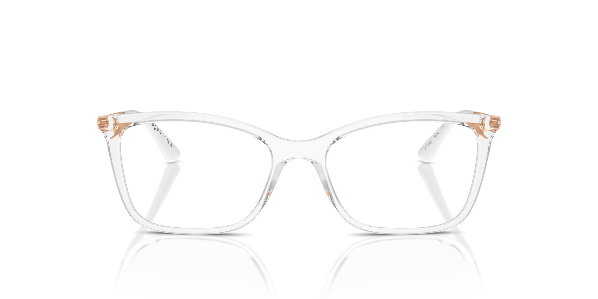 VOGUE EYEWEAR VO5563 W745 Montature da vista Nylon Trasparente Farfalla Normale - immagine 3