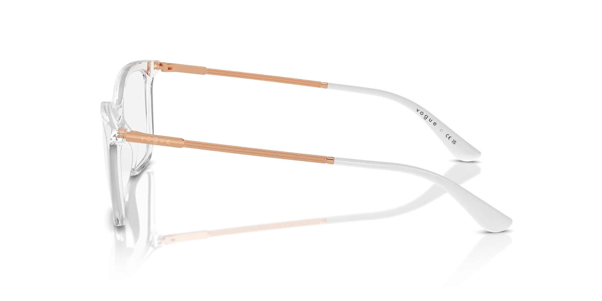 VOGUE EYEWEAR VO5563 W745 Montature da vista Nylon Trasparente Farfalla Normale - immagine 4