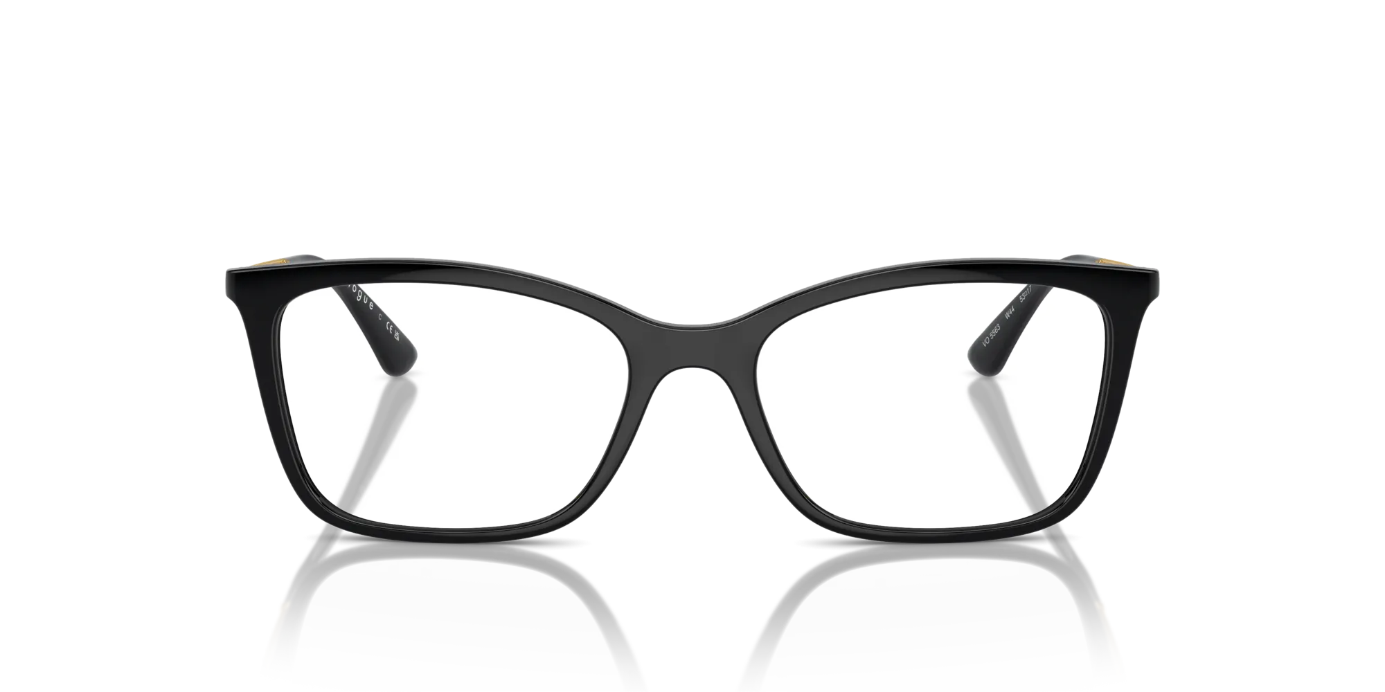 VOGUE EYEWEAR VO5563 W44 Montature da vista Nylon Nero Farfalla Normale - immagine 3