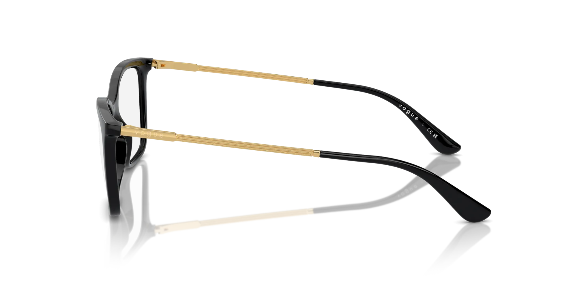 VOGUE EYEWEAR VO5563 W44 Montature da vista Nylon Nero Farfalla Normale - immagine 4