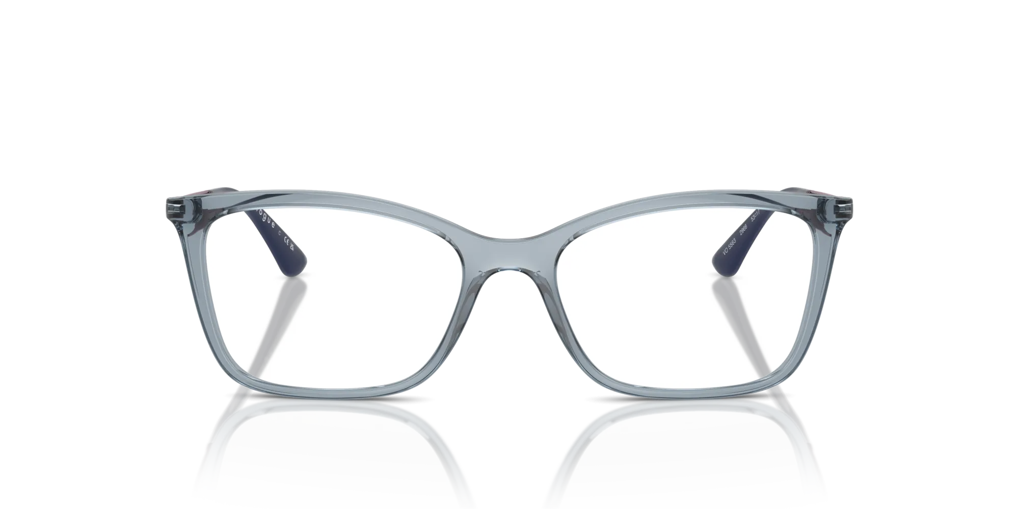 VOGUE EYEWEAR VO5563 2966 Montature da vista Nylon Blu Farfalla Normale - immagine 3