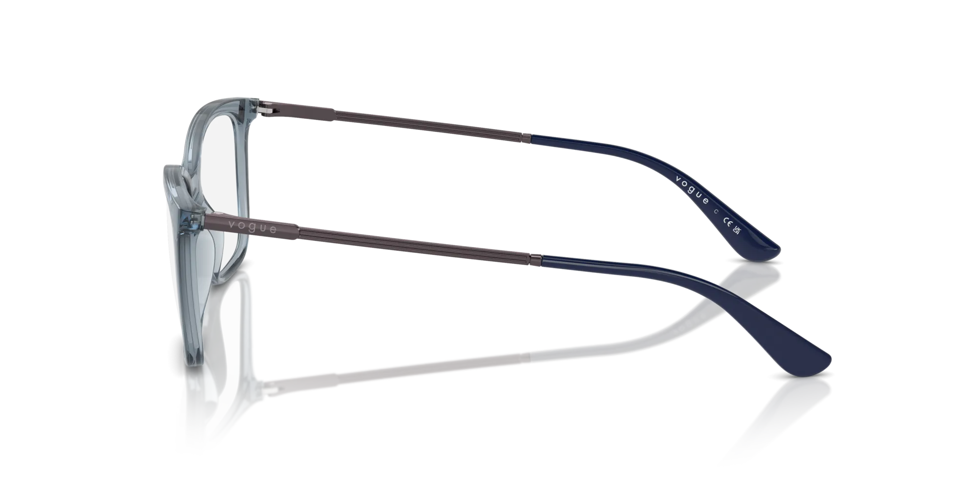 VOGUE EYEWEAR VO5563 2966 Montature da vista Nylon Blu Farfalla Normale - immagine 4