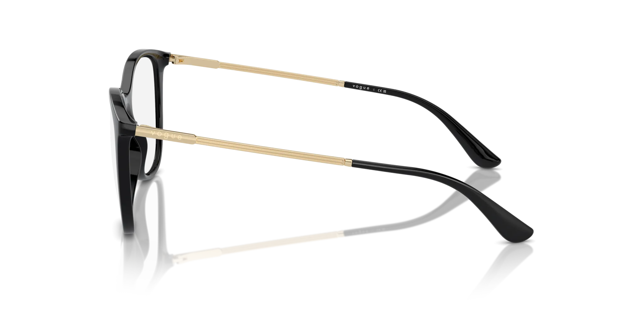 VOGUE EYEWEAR VO5562 W44 Montature da vista Iniettato Nero Pantos Normale - immagine 4