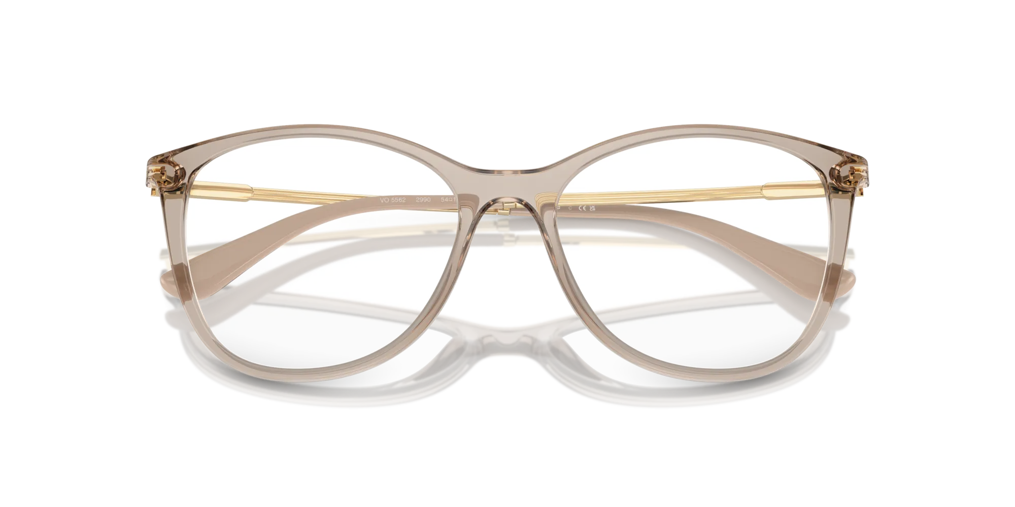 VOGUE EYEWEAR VO5562 2990 Montature da vista Iniettato Marrone Pantos Normale - immagine 2
