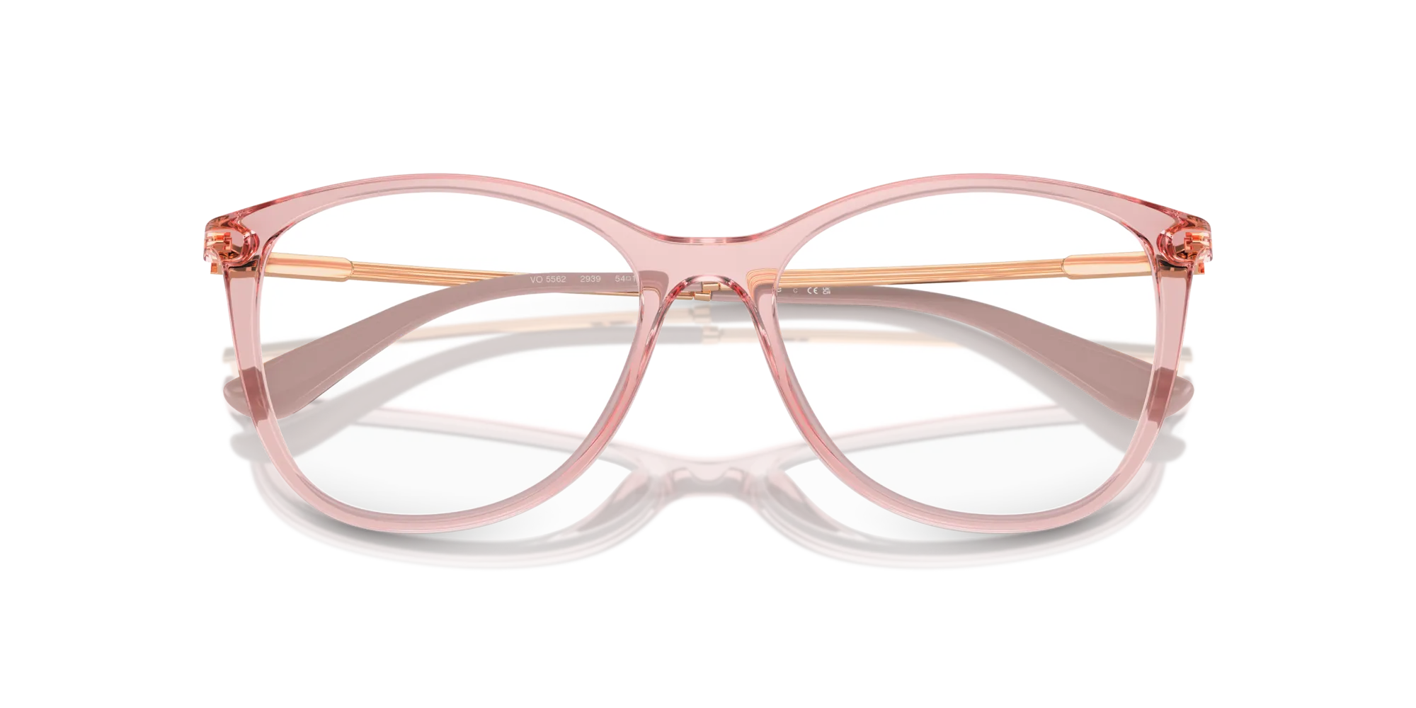 VOGUE EYEWEAR VO5562 2939 Montature da vista Iniettato Rosa Pantos Normale - immagine 2