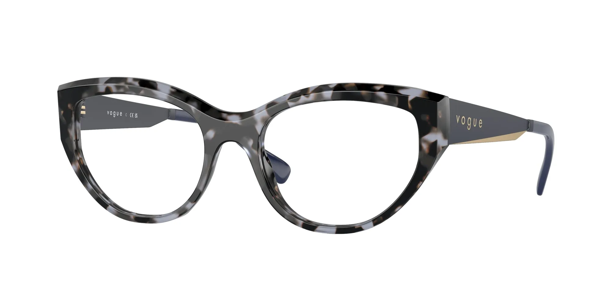VOGUE EYEWEAR VO5560 3147 Montature da vista Acetato Blu Geometrica Normale - immagine 1