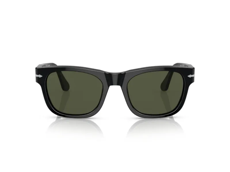 Persol PO3269S 95/31 Occhiali da sole Acetato Nero Verde Squadrata Normale - immagine 2