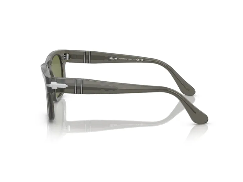 Persol PO3269S 11034E Occhiali da sole Plastica Grigio Verde Squadrata - immagine 4