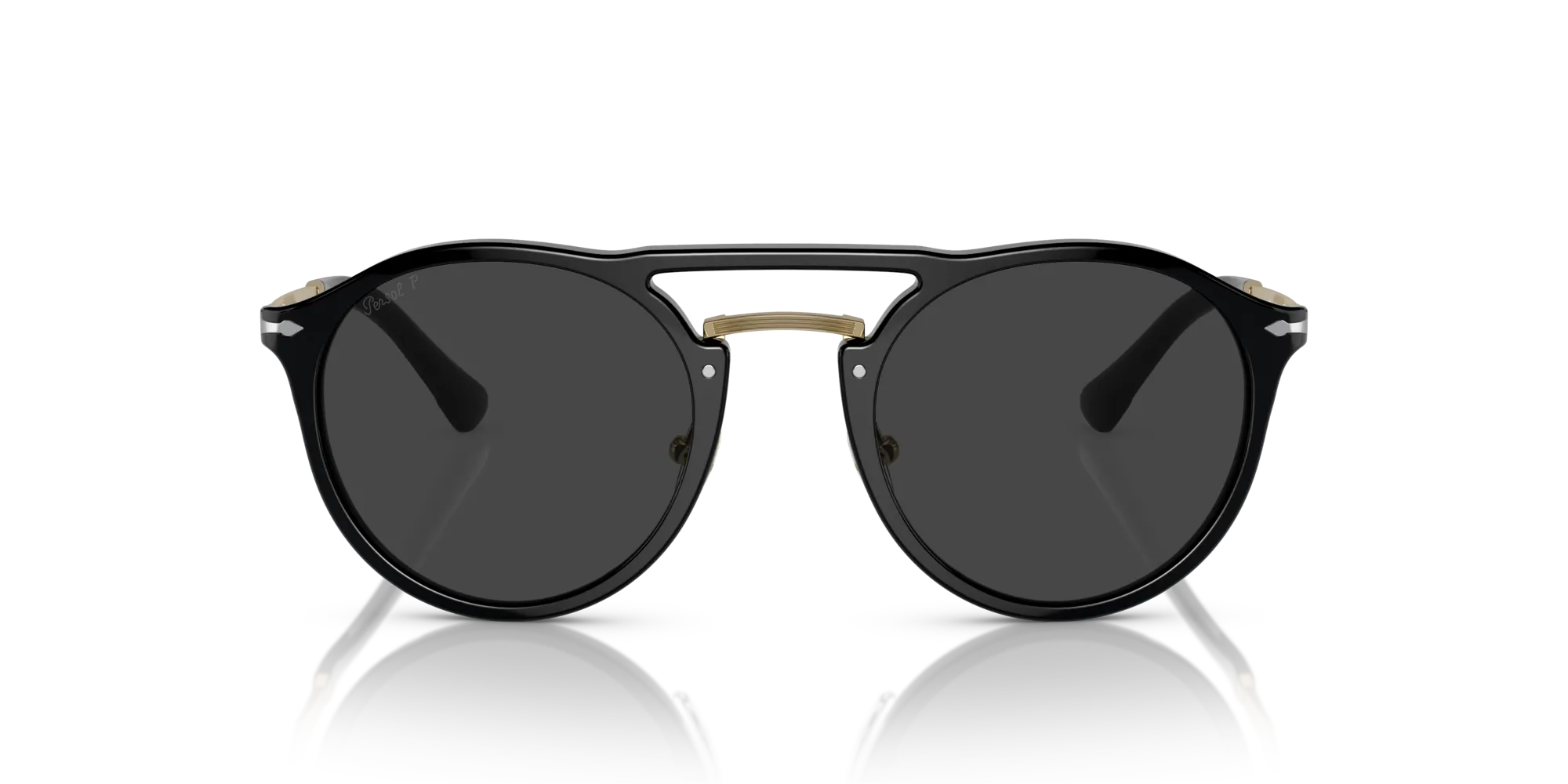 Persol PO3264S 95/48 Occhiali da sole Acetato Nero Grigio Pantos Polarizzata - immagine 3