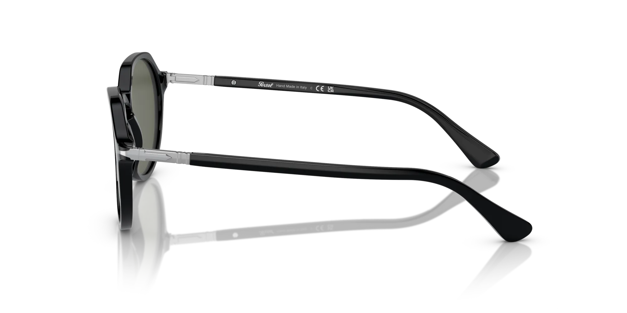 Persol PO3255S 95/31 Occhiali da sole Plastica Nero Verde Pantos - immagine 4
