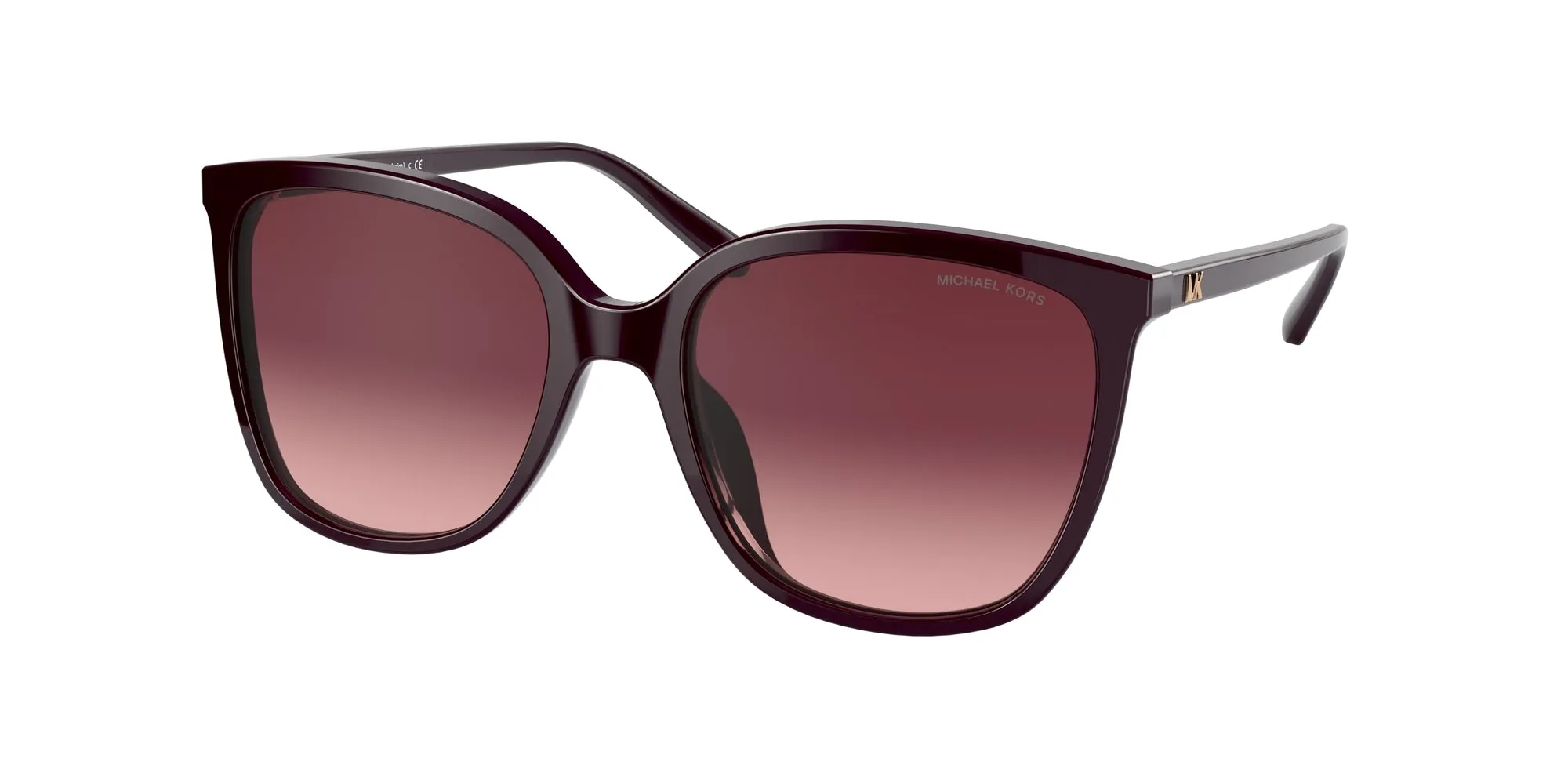 Michael Kors MK2137U ANAHEIM 33448H Occhiali da sole Acetato Marrone Viola Squadrata Normale Sfumato - immagine 1