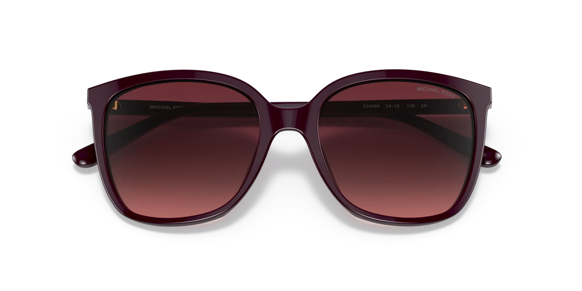Michael Kors MK2137U ANAHEIM 33448H Occhiali da sole Acetato Marrone Viola Squadrata Normale Sfumato - immagine 2
